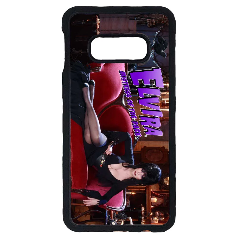 Elvira Couch Samsung Black Rubber Phone Case - Image 3