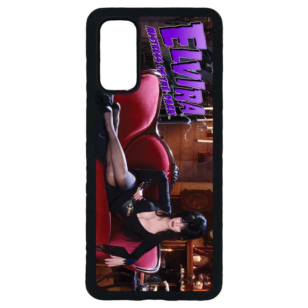 Elvira Couch Samsung Black Rubber Phone Case - Image 4