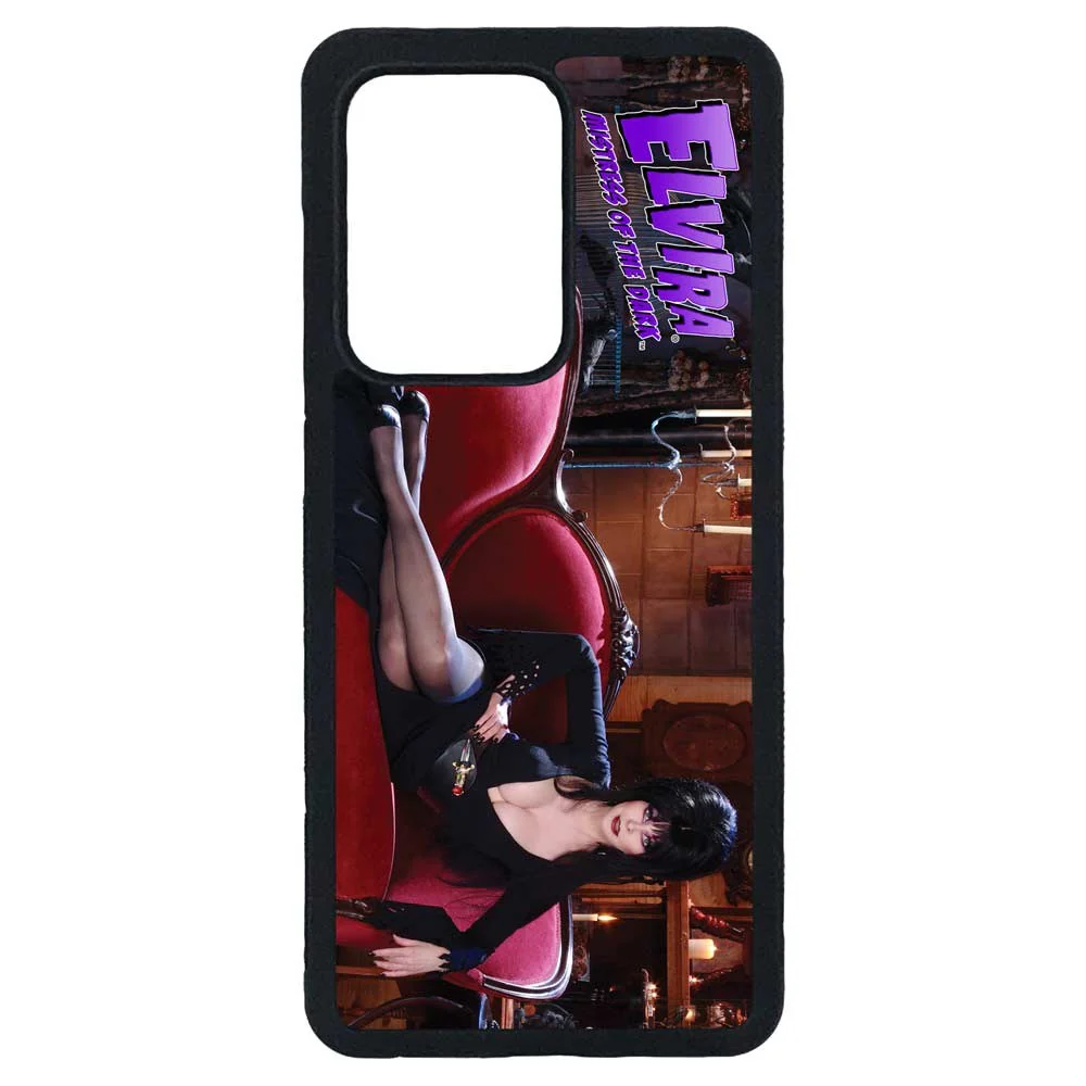 Elvira Couch Samsung Black Rubber Phone Case - Image 6