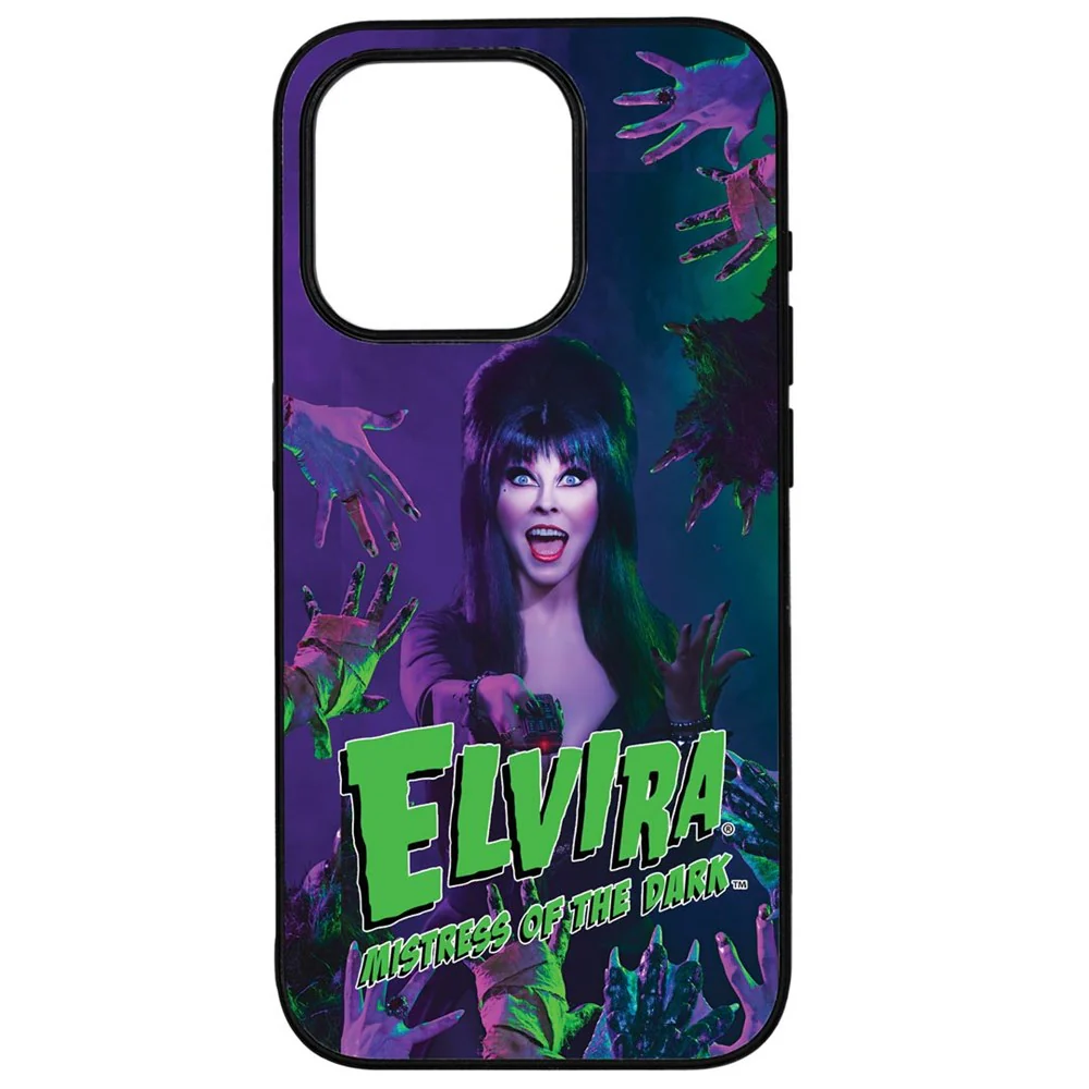 Elvira Monster Remote Iphone Black Rubber Case - Image 12