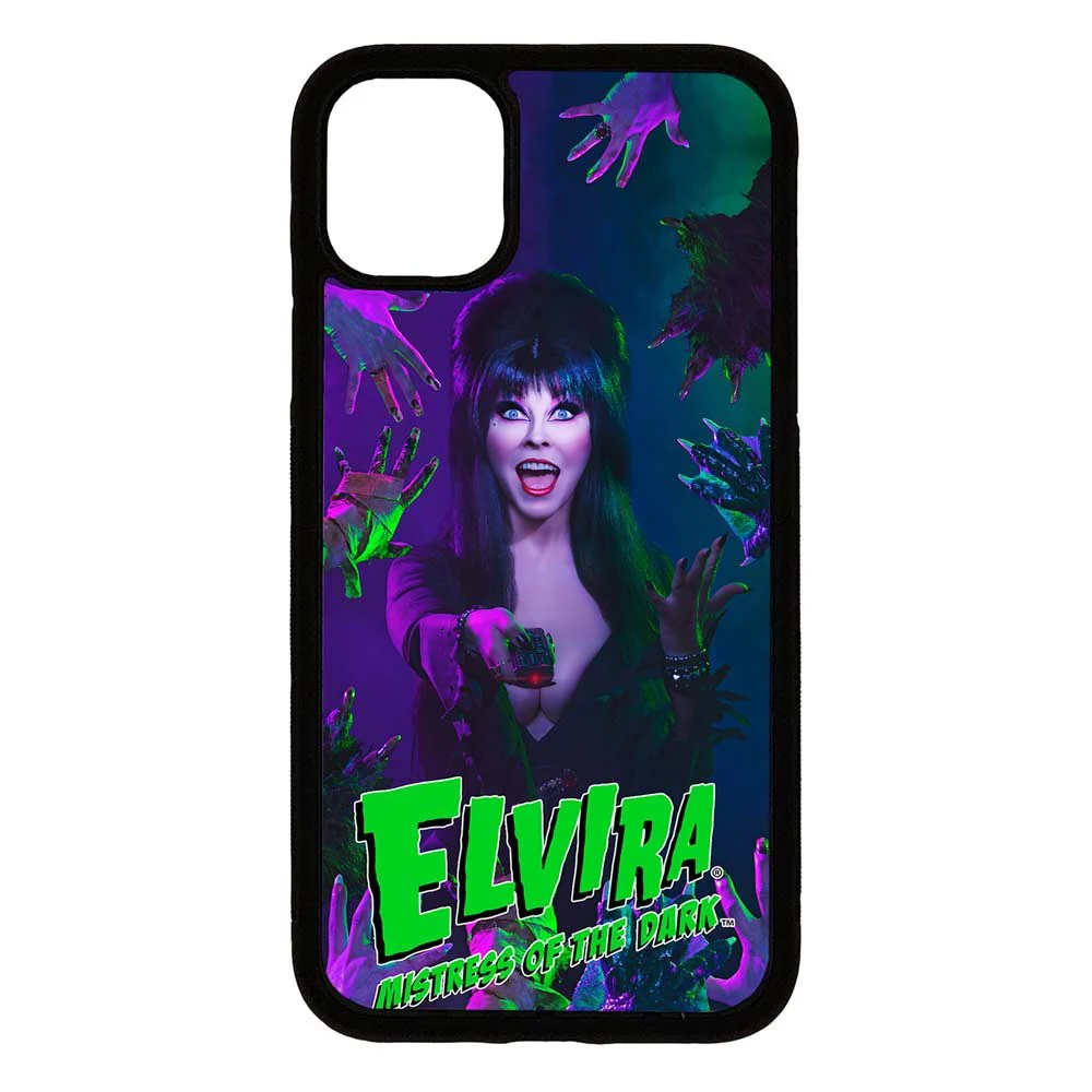 Elvira Monster Remote Iphone Black Rubber Case - Image 4