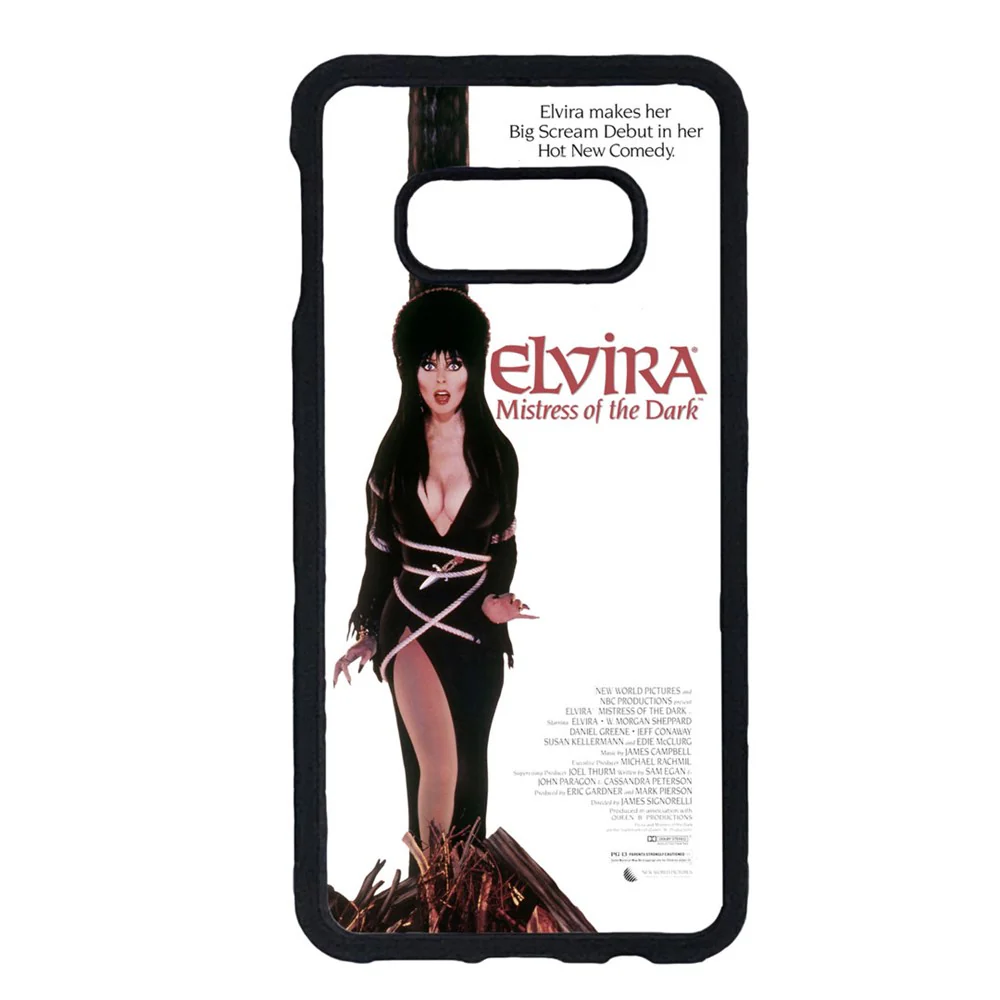 Elvira MOTD Movie Samsung Black Rubber Phone Case - Image 3