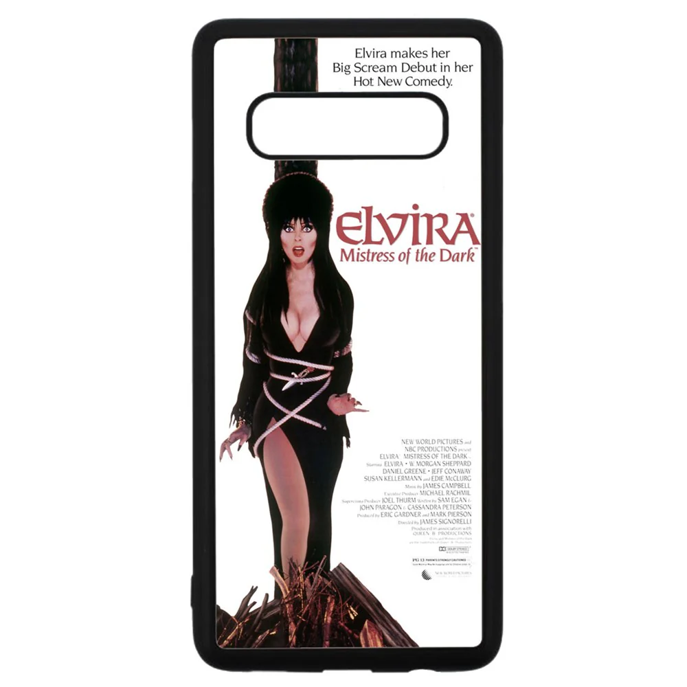 Elvira MOTD Movie Samsung Black Rubber Phone Case - Image 4