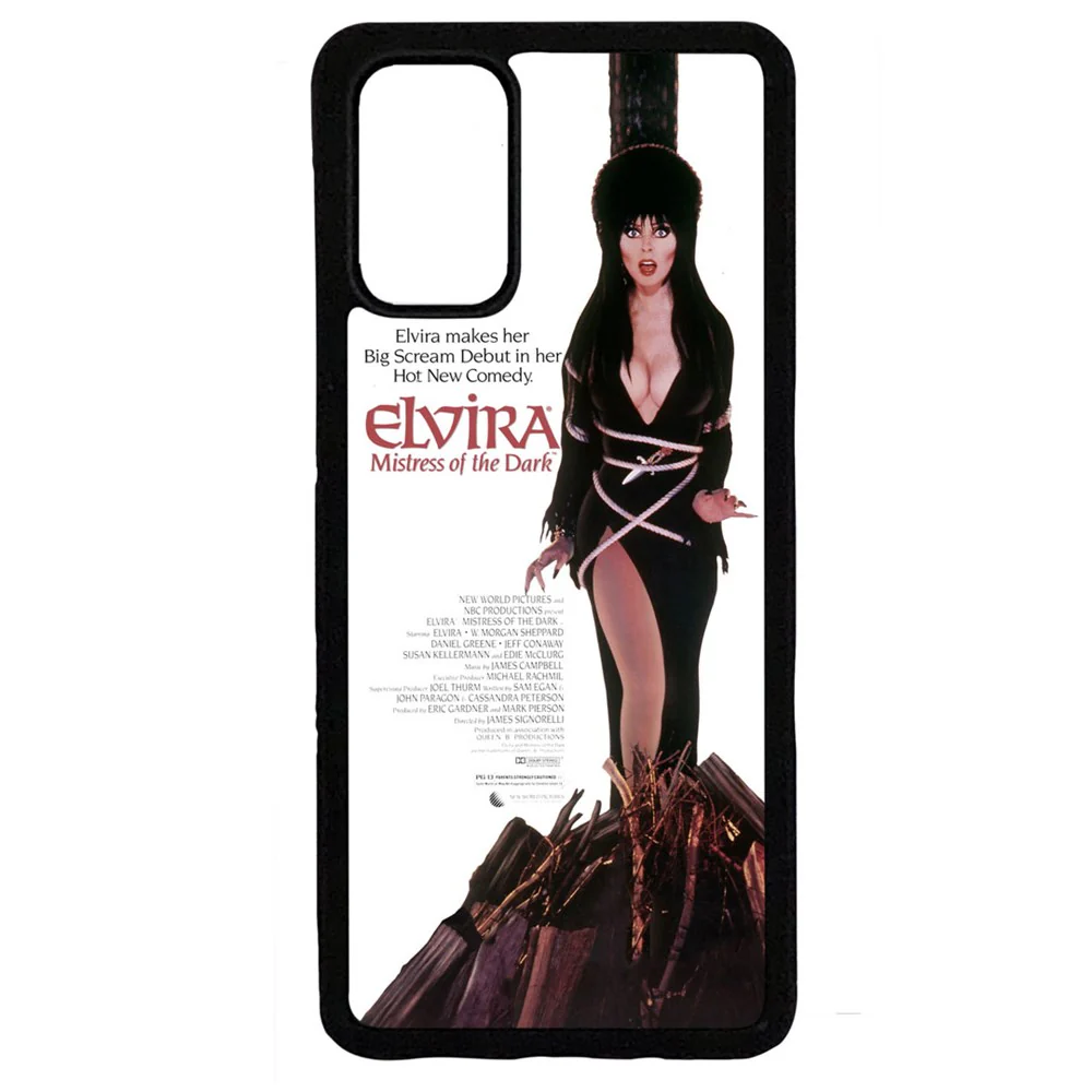 Elvira MOTD Movie Samsung Black Rubber Phone Case - Image 5