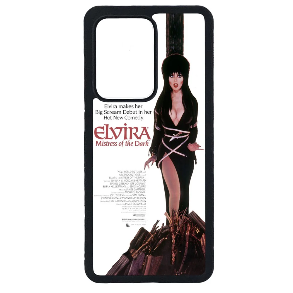 Elvira MOTD Movie Samsung Black Rubber Phone Case - Image 6