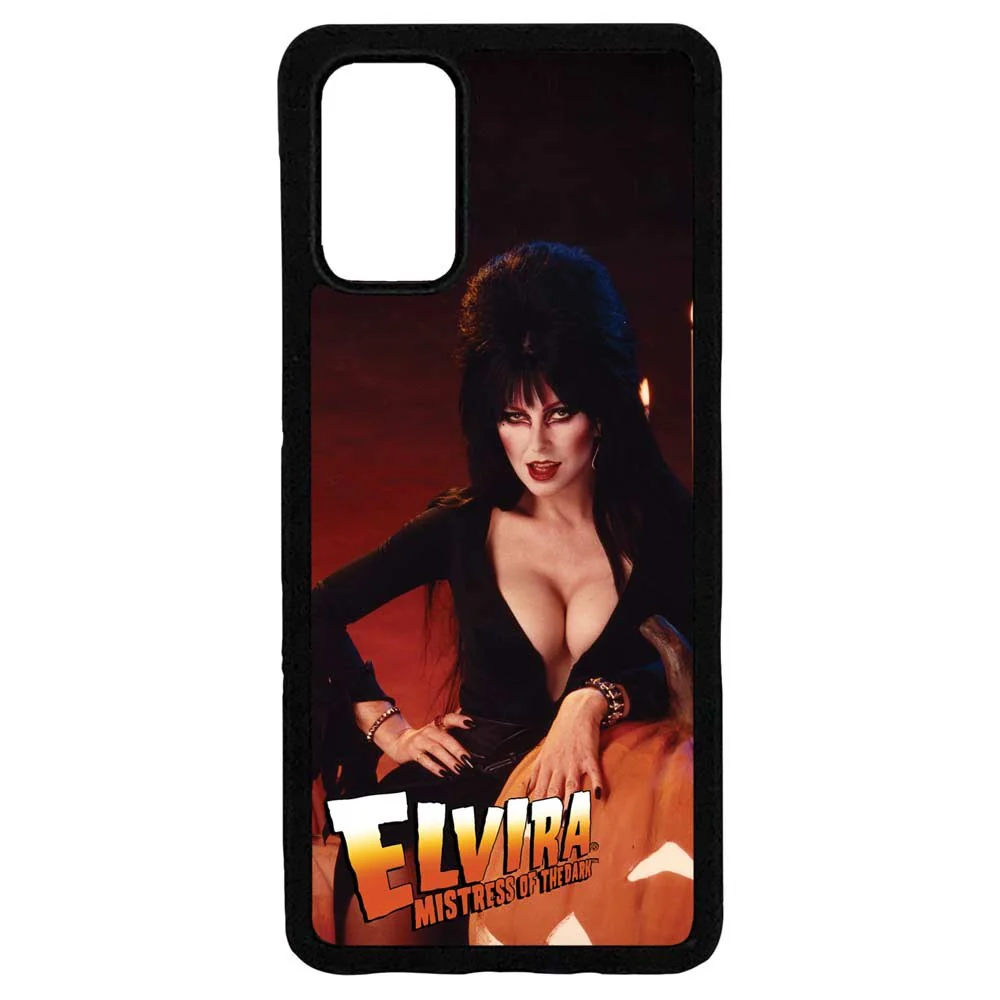 Elvira Pumpkin Samsung Black Rubber Phone Case - Image 4