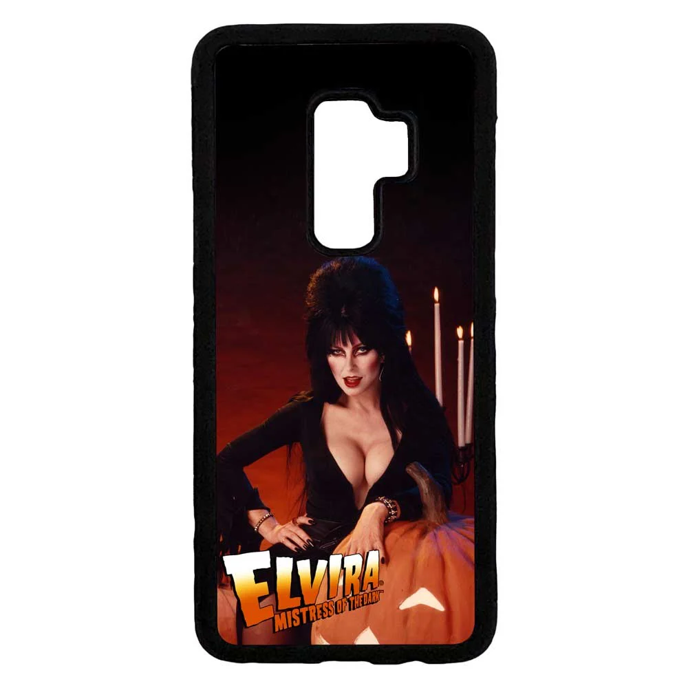 Elvira Pumpkin Samsung Black Rubber Phone Case - Image 6